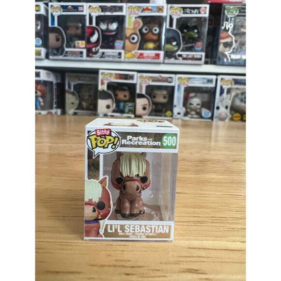 ULTRA RARE CHASE BITTY Li'l Sebastian Parks Rec Funko Pop #500 Show Mini Horse - Picture 1 of 6